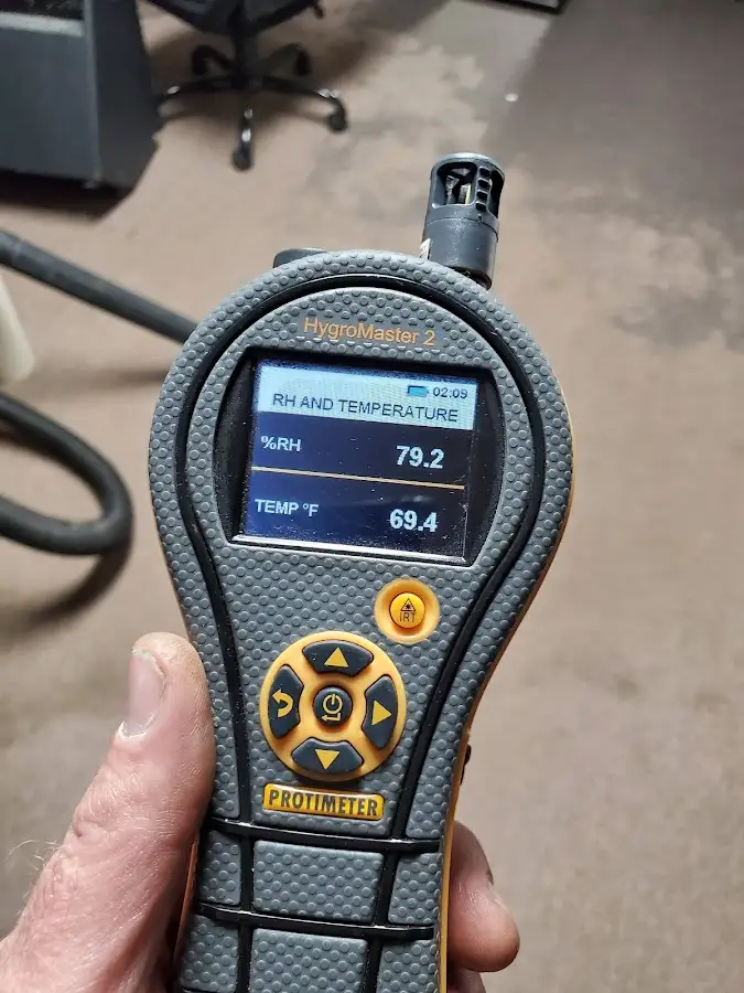 Moisture meter humidity assessment for Mold Remediation & Removal in Mechanicsburg